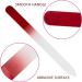 4 Pack Crystal Glass Nail Files with Case - Professional Double Sided Fingernail Files for Manicure - Thanksgiving & Christmas Gift Set - Buy Online on GoSupps.com