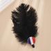 hgnxa World Sports Game Hair Clip Black Feather Hairpin Flags Duckbill Clip for German Italy Spanish Britain America USA - Buy Online on GoSupps.com