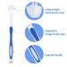 2-Piece 3-Sided Autism Toothbrush for Complete Teeth & Gum Care - Soft/Gentle Bristles - Green & Blue - Buy Online on GoSupps.com