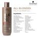 BlondMe All Blondes Rich Shampoo - Nourishing Hydrating Shampoo for Color Treated Blonde Hair - 300ml - Buy Online on GoSupps.com