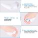 Hallux Valgus Toe Separator by Doact | Comfortable Silicone Gel for Hammer Toes | 3 Pairs - Effective Treatment - Buy Online on GoSupps.com