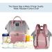 IPARTS EXPERT Muifa Baby Diaper Backpack - Waterproof Travel Bag with Insulated Pockets Large Capacity Durable Pink for International Shipping - Buy Online on GoSupps.com