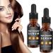2PCS Allurium Hair Growth Serum For Black Women  Allurium Beauty Hair Growth Serum Hair Growth Serun Oil Anti Hair Loss And Thinning Hair for Men Women  Promotes Thicker  Stronger Hair