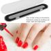 Nail File Nail Buffer Double Sided for Fingernails Toenails for Home DIY and Salon(Large Silver) - Buy Online on GoSupps.com