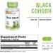 Solaray Black Cohosh 540mg Supplement | Women's Health & Menopause Support | Non-GMO Vegan | 180 VegCaps - Buy Online on GoSupps.com
