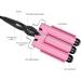 3 Barrel Curling Iron Wand - Adjustable Temperature Hair Waver & Curler for Professional Styling | Ideal for Home & Salon Use - Buy Online on GoSupps.com