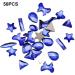 dijiusidy 50 Pieces Glass Crystal Set Eye-catching Personalized Nail Art Rhinestones DIY Handcraft Manicure Accessories for Card Making Blue - Buy Online on GoSupps.com