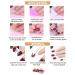 Artquee 24pcs French Nude White Ballerina Crystal Long Glossy Coffin Fake Nails - Z04 - Buy Online on GoSupps.com