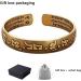 Hand Forged 100% Copper Tibetan Bracelet - Engraved Scriptures Adjustable Cuff Bangle | Perfect Gift for Men & Women - Buy Online on GoSupps.com
