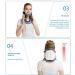 Pepdro Neck Traction Device - Cervical Traction Tool for Neck & Shoulder Pain Relief - Beige | Ideal for Adults & Students - Buy Online on GoSupps.com