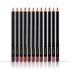 Matte Lip Liner Pencil Set -12pcs/set NICEFACE Waterproof Long-lasting Lip Liner Pencil Lipliner Pen Makeup Cosmetic - Buy Online on GoSupps.com