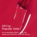 Buy OPI Nail Lacquer by Popular Vote - Opaque Dark Red Crème | Chip Resistant Nail Polish from Washington DC Collection - International Shipping Available - Buy Online on GoSupps.com