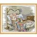 Joy Sunday 14CT Counted Cross Stitch Kit | The Old Married Couple | DIY Hand Embroidery Sewing Set 18''x14 - Buy Online on GoSupps.com