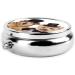 Cute Dogs Round Pill Box - 3 Compartment Portable Travel Medicine Organizer - Mini Decorative Pocket Holder for Tablets & Vitamins - Buy Online on GoSupps.com