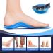 PCSsole Orthotic High Arch Support Gel Insoles for Flat Feet and Plantar Fasciitis - XS Women (3.5-5.5) - Blue - Buy Online on GoSupps.com