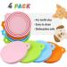 Lydia's Deal 4 Pack Pet Can Covers - Universal Silicone Can Lids | BPA Free & Dishwasher Safe | Fits Most Dog and Cat Food Cans - Buy Online on GoSupps.com