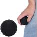 Verdant Touch Silicone Massage Ball - Fascia Relief for Body Shoulder & Hand | Yoga Exercise - Black - Buy Online on GoSupps.com