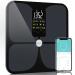Scales for Body Weight and Fat, Lepulse Large Display Weight Scale, High Accurate Body Fat Scale BMI Smart Digital Scale, Bluetooth Bathroom Scale with APP, Heart Rate, 15 Body Composition with Trend Upgrade