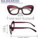 REAVEE 3 Pack Oversized Reading Glasses for Women - Blue Light Blocking Stylish Large Frame Computer Readers | Black Red Flower Design - Perfect for Comfort & Style - Buy Online on GoSupps.com