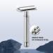 BAILI Stainless Steel Safety Razor - Double Edge Wet Shaving for Men & Women | Includes 5 Swedish Platinum Blades - Buy Online on GoSupps.com