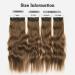 YDDM Clip-In Wavy Hair Extensions | 20 Inch 4pcs Synthetic Hair | Realistic Affordable & Full Coverage for Women - Buy Online on GoSupps.com