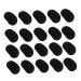 Gleavi 20 pair of myopia frame nose pads thin nose pads leg silicone ear glasses repair set glasses pads glasses a sunglasses glasses Tools glasses pillow gentle protection air pillow gel
