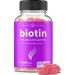 Biotin Gummies 10000mcg Highest Potency for Healthy Hair, Skin & Nails Vitamins for Women, Men & Kids - 5000mcg in Each Hair Vitamins Gummy - Vegan, Non-GMO, Hair Growth Supplement