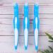 3pcs Double Sided Hard Denture Brush Set with Ergonomic Rubber Handle - Portable Denture Care Tool - Buy Online on GoSupps.com
