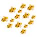 30pcs Simulation Bee Hair Barrettes Hair Clip 3d Resin Slices Resin Bee Ornament Ladybug Child Charm