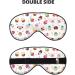Delicious Cupcakes Print Unisex Eye Mask | Soft Adjustable Sleeping Face Mask for Comfortable Rest - Buy Online on GoSupps.com