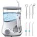 Aquarius Professional Water Flosser for Teeth & Gums - Electric Dental Care with Multi-User Tips | Perfect for Braces & Oral Hygiene - White - Buy Online on GoSupps.com