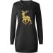 Hanxiulin Women's Christmas Elk Hooded Sweater Dress - Oversized Long Sleeve Jumper for Holiday Parties - Buy Online on GoSupps.com