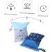 Buy Healvian Women's Menstrual Storage Bag - 2 Pcs Double Zipper Travel Tampon Organizer 35x23cm - Buy Online on GoSupps.com