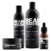 Beard Balm Oil Shampoo and Conditioner 4 Piece Beard Kit for Men - The Force (Bergamot Grapefruit) The Force (Bergamot + Fresh Grapefruit)