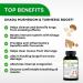 Top Lung Cleanse and Detox | Herbal Respiratory Supplement for Lung Support with Chaga Mushroom Curcumin Turmeric Honeysuckle Flower Astragalus Quercetin Pomegranate - Buy Online on GoSupps.com