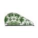 Flowering Herbs and Herbaceous Plants Coral Velvet Dry Hair Cap Perfect for Home Travel Pool Parties Beaches Baths and More