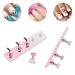 LADYING Acrylic Nail Practice Stand - 2 Sets of Gradient Pink Fake Nail Art Holders for DIY & Salon - Magnetic Display Tools for Beginners - Buy Online on GoSupps.com