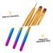 FRCOLOR 1 Set of 3 Colour Pens Set Gel Nails Kit Gel Kit for Nails para u as Popular Brush for Nail Polish Nail Polish Brush Pen Manicure Pen Tool Gradient Drawing Pen Stick Set - Buy Online on GoSupps.com