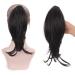 Hair Accessories 12inches Women's Mid-length Hair Ponytail Small Braid Claw Clip Ponytail Extension Long Straight Wig Bun Hair Pieces For Women(4) 12 inch 4
