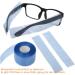 200 Pcs Disposable Eyeglass Temple Protectors - Blue Protective Covers for Eyewear | International Shipping - Buy Online on GoSupps.com