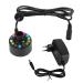 Hangrow Ultrasound Nebler fog producer DC 24V 350 ml/h Ultrasound fog fog device pond nebler moistening atmosphere decoration for Halloween Party pond aquarium (fog device + power supply) fog device + power supply with colored lights