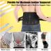 XL Black Lower Back Brace for Pain Relief - Lumbar Support Belt for Men & Women - Adjustable Straps for Herniated Disc, Sciatica, Scoliosis - Breathable Mesh Design - Buy Online on GoSupps.com