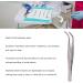 Tweezers Tool Portable Erosion Resistant Stainless Steel Tip Tweezers with Serrated Edge Easy to Clean for Watch Repair Bag (Curved Round Tip) - Buy Online on GoSupps.com
