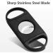 Cigar Boxs Humidors Cigar Cutter Self Sharpening Portable Stainless Steel Guillotine Double Cutter Blades with Exquisite Pattern Handheld for Most Size Cigars E a - Buy Online on GoSupps.com