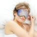 Red Blue Glitter Print Sleeping Mask | 4th of July Adjustable Eye Cover for Men Women & Kids | Light-Blocking Sleepmask - Buy Online on GoSupps.com