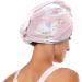 Buy Cute Swans Pink Dry Hair Cap Set - 2 Piece Quick Drying Towels & Button Headband | Super Absorbent & Comfortable - Buy Online on GoSupps.com