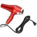 BTSEURY 1600 1800w Hair Dryer High Power Low Noise Fast Drying Professional Blow Dryer for Home Salon US Plug 110V (Chinese Red) US Plug 110V Chinese Red - Buy Online on GoSupps.com