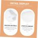 Curly Gel Toe Separator 4 Pairs - Silicone Thumb Protector for Hallux Valgus & Metatarsalgia - Big Toe Straightener & Hammer Brace - White 7x3.5cm - Buy Online on GoSupps.com