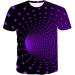 BIFUTON Men's Graphic Tee: Optical Illusion T-Shirt with Cool Designs - XXL Purple - Buy Online on GoSupps.com