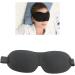 SING F LTD 2pcs 3D Contoured Shape Black Green Polyester Sleep Mask Cover Sleeping Travel Flight Ear Plug Kit - Buy Online on GoSupps.com